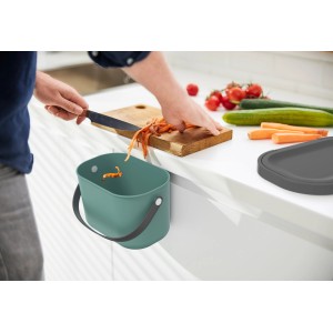Rotho Bioabfallbehälter Albula 3,2 l Mistletoe Green