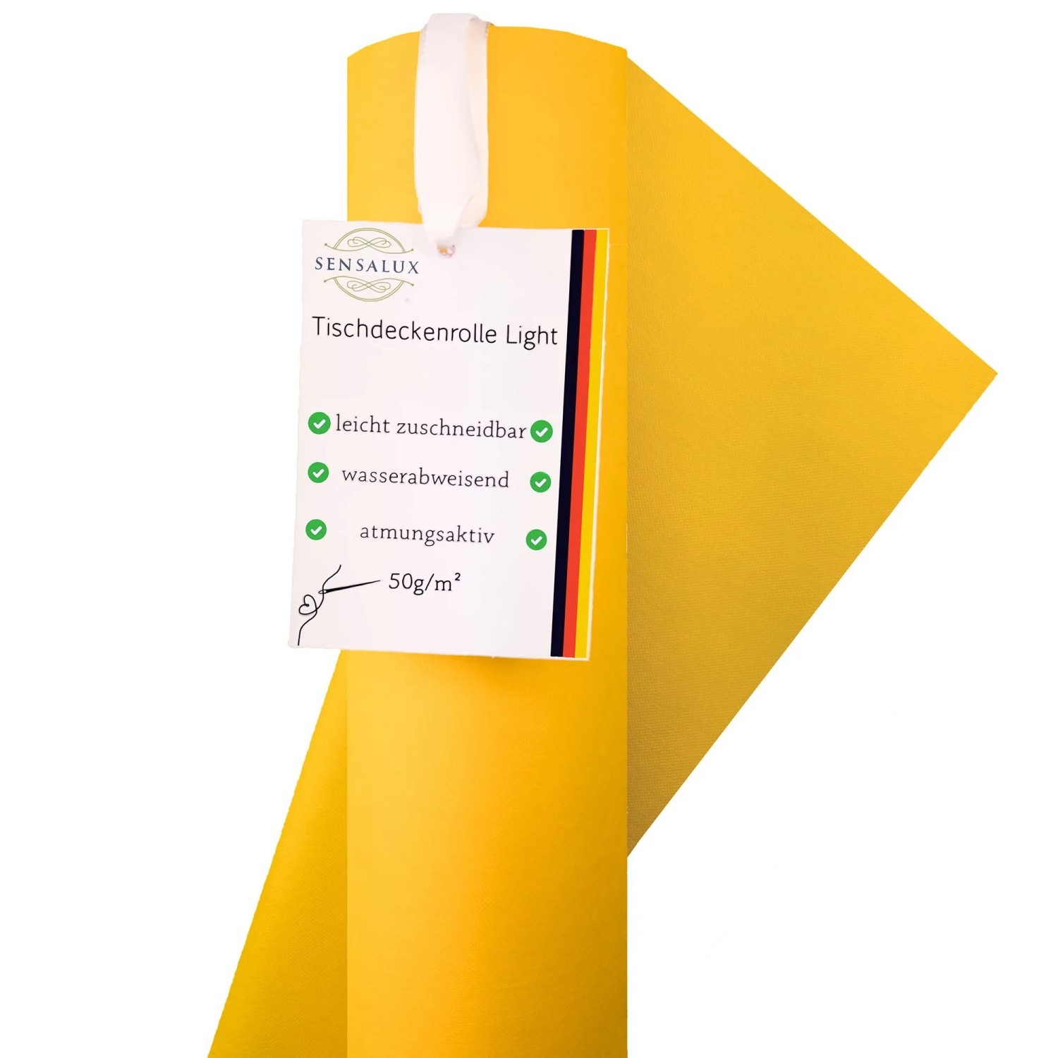 Thumbnail - Sensalux Tischdeckenrolle Light 1,10 m x 25 m Gelb