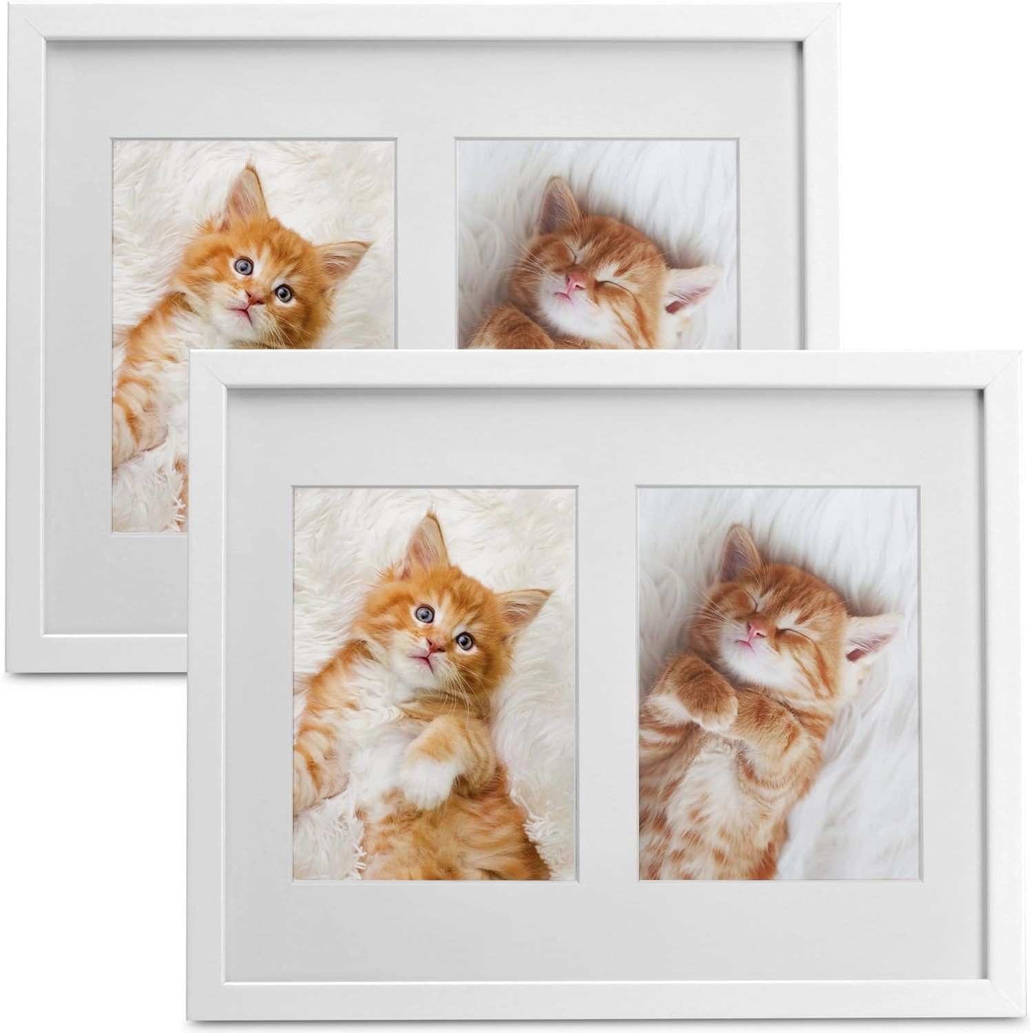 Bomoe Galeria Bilderrahmen 2 Bilder 13x18cm Weiß 2tlg günstig online kaufen