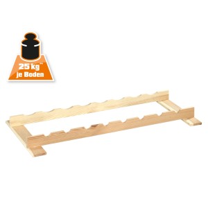 OBI Holz-Flaschenboard 2er-Set aus Nadelholz für Weinregale, belastbar bis 25 kg.