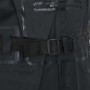 Schwarze vidaXL Wathose Größe 46 mit Gürtel, Details der Arbeitskleidung.