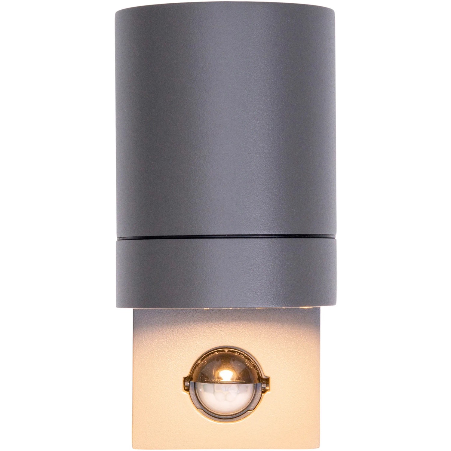 Näve Außenwandleuchte Rombe mit Bewegungsmelder, graue Wandlampe für den Außenbereich.