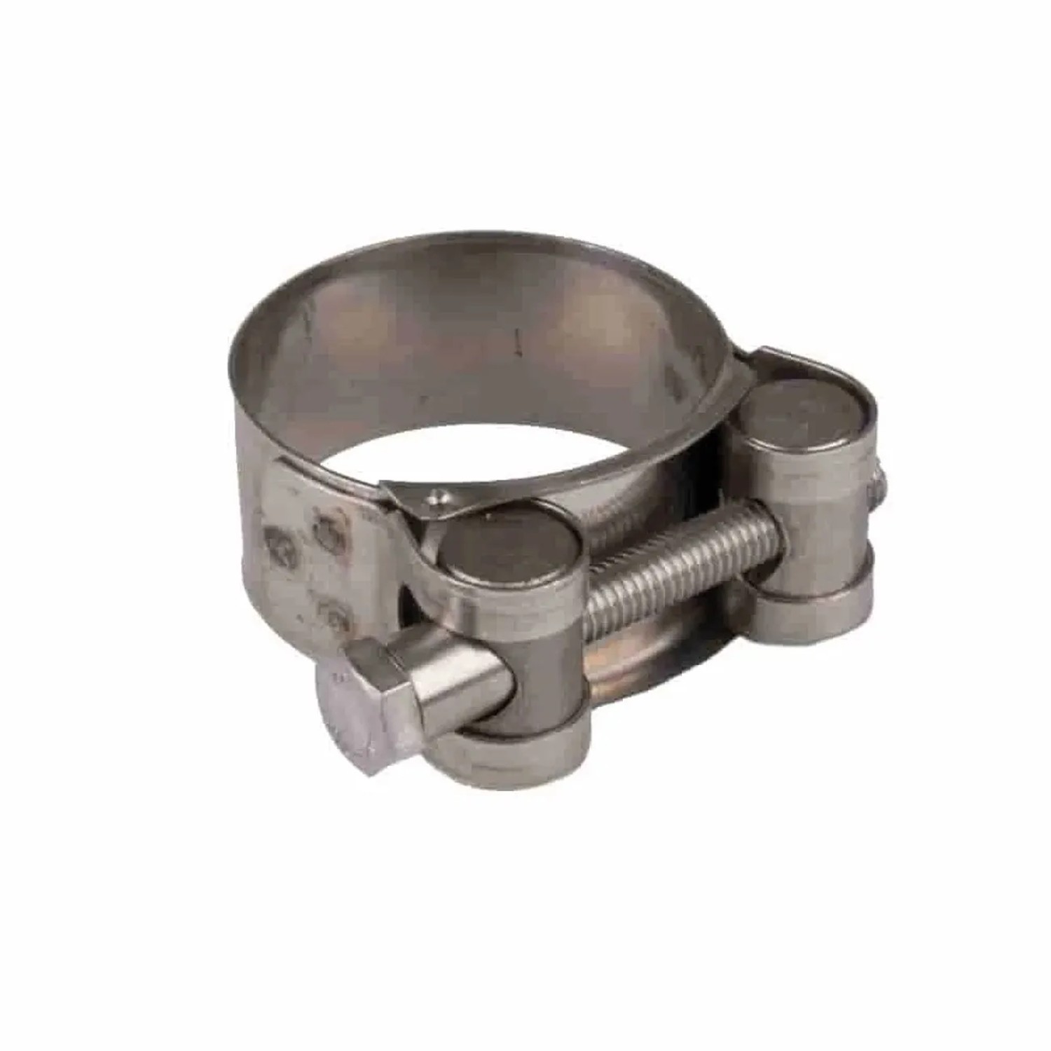 Boni-Shop W2 Spannbacken-gelenkbolzschellen 52-55 mm Metall Silber