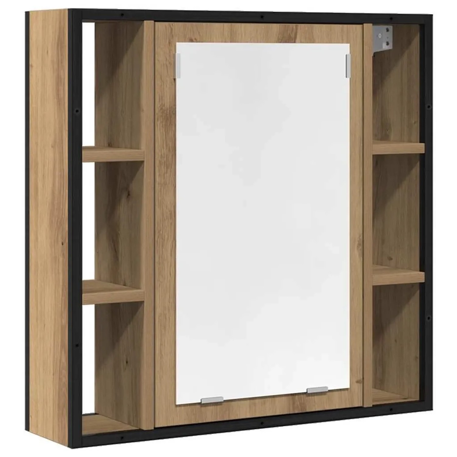 vidaXL Bad-Spiegelschrank Artisan-Eiche 60x16x60cm Holzwerkstoff 862227 günstig online kaufen