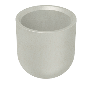 Prosperplast Blumentopf Molta Hoch Stabil Ø 40 cm x 40 cm Sand