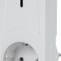 Weißes 2-teiliges Funkschalter-Set zur drahtlosen Steuerung von Elektrogeräten im Innenbereich.