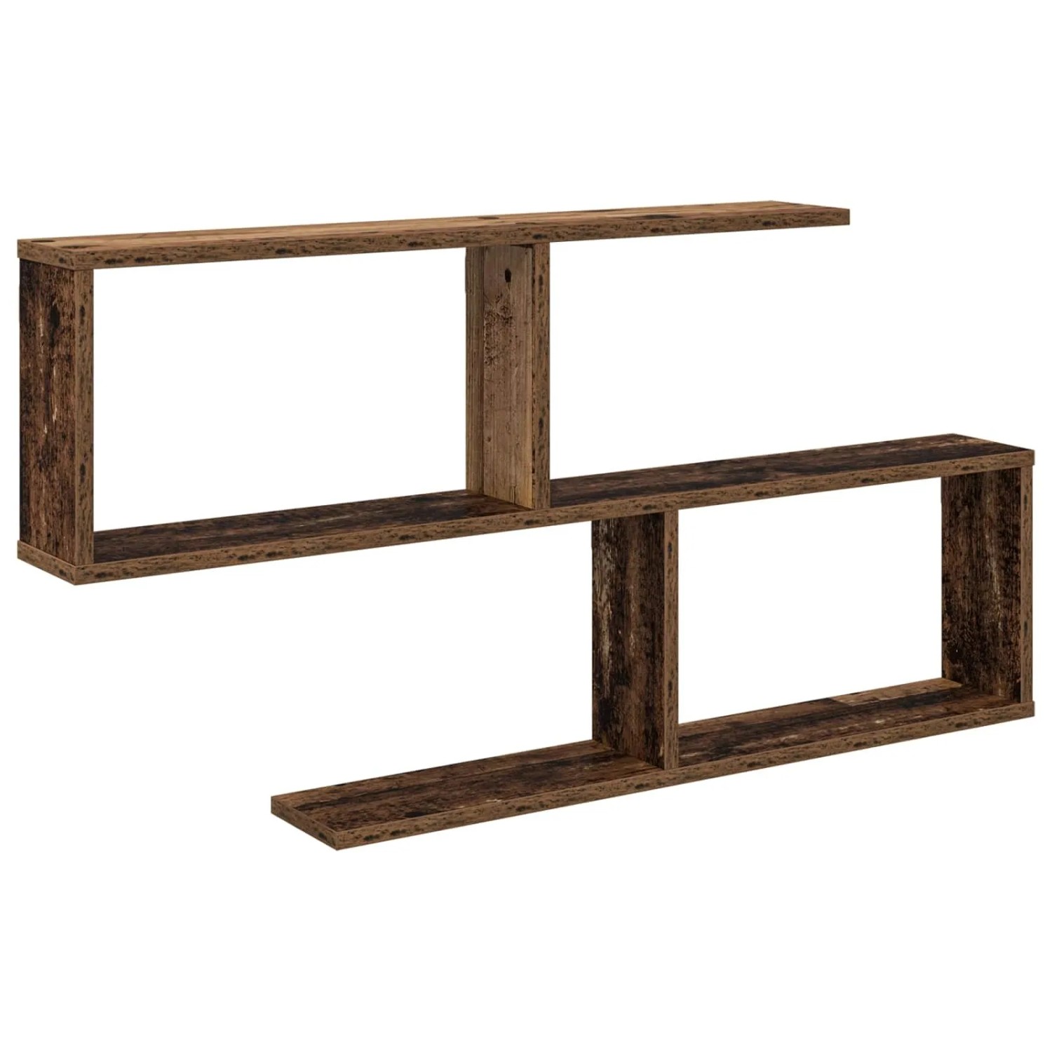 vidaXL Wandregal Altholz 100 x 12 x 50,5 cm Holzwerkstoff 8012274