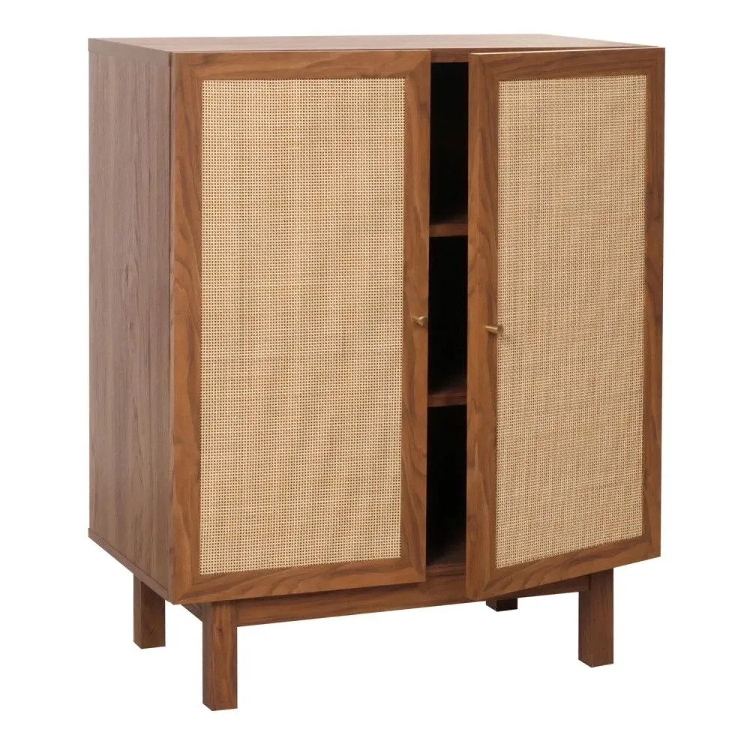 MCW Highboard M51 98x79x42cm Walnuss-Optik