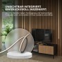 Schwarzer OSRAM Acoustic LED Streifen Starter-Set, warmweiß leuchtend, in Akustikpaneele integriert. Dimmbar, 2,6m.