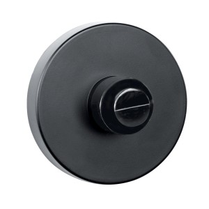 Schwarzer Wenko Vacuum-Loc Adapter aus Kunststoff, Teil der Ausstattungsserien & Drahtkörbe.