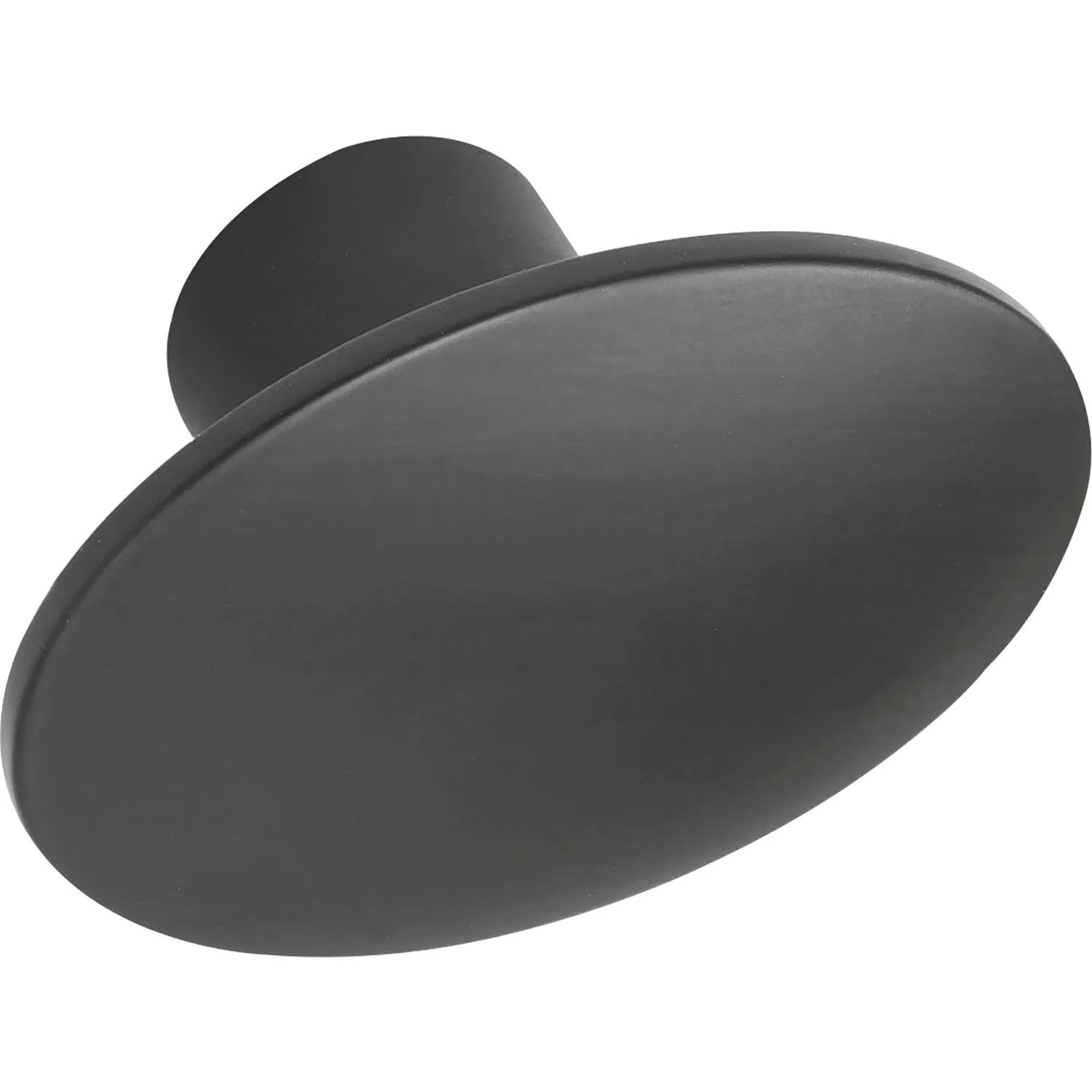 Furnipart Möbelknopf Dome 50x36 mm Zinkdruckguss Schwarz Matt