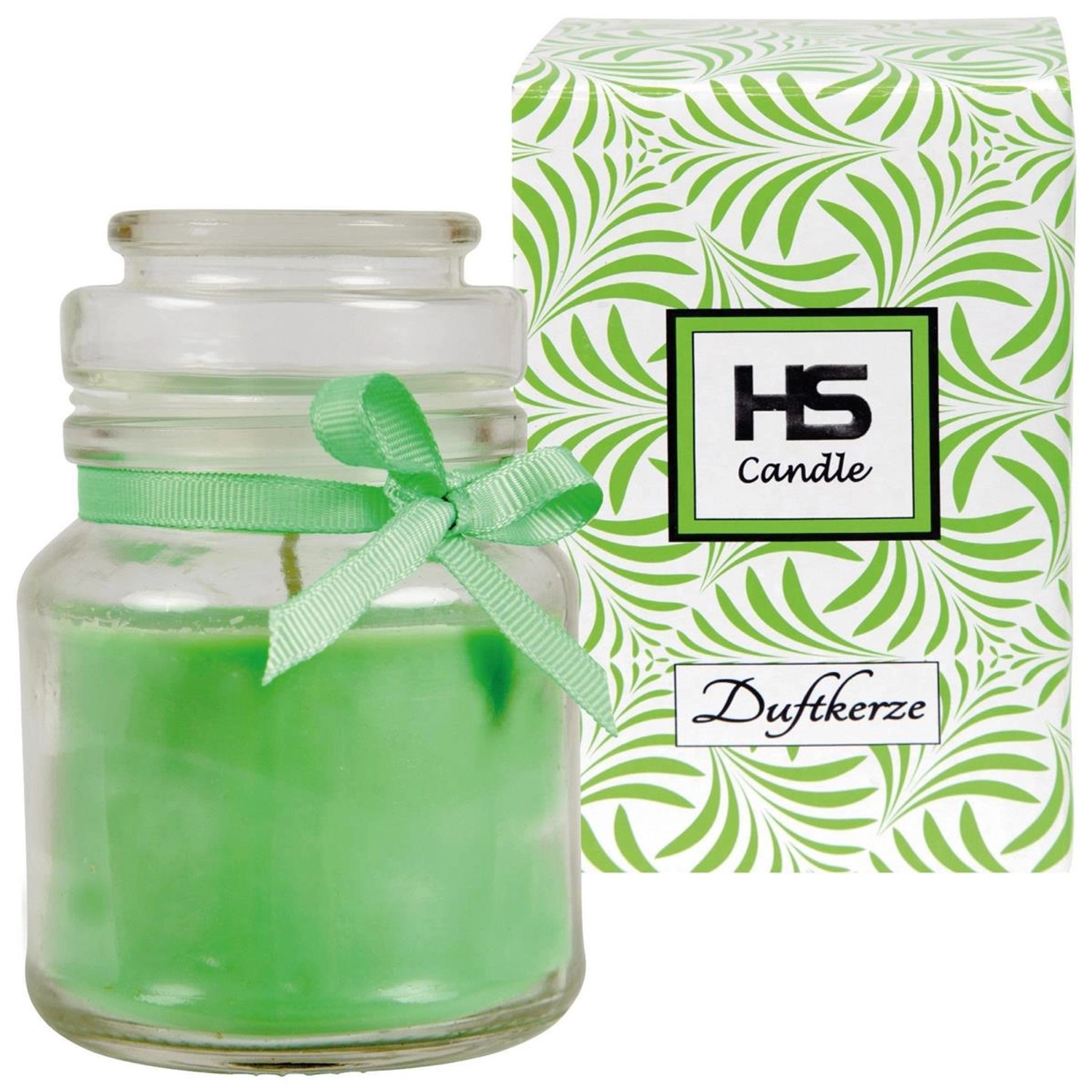 HS Candle Duftkerze & Bonbon Glas Ø7cm Coconut Limes günstig online kaufen