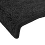 Detailaufnahme: Anthrazitfarbene Beautissu Treppenstufenmatte ProStair, 55x15cm.