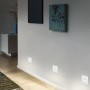 Paulmann LED-Wandeinbauleuchten Edge, 3er Set, weiß matt, für Flur und Treppe.