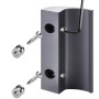SOTECH Balkontürgriff SEJA II Anthrazit 85 x 40 x 20 mm BA 48 mm Aluminium Verdeckte Verschraubung_3