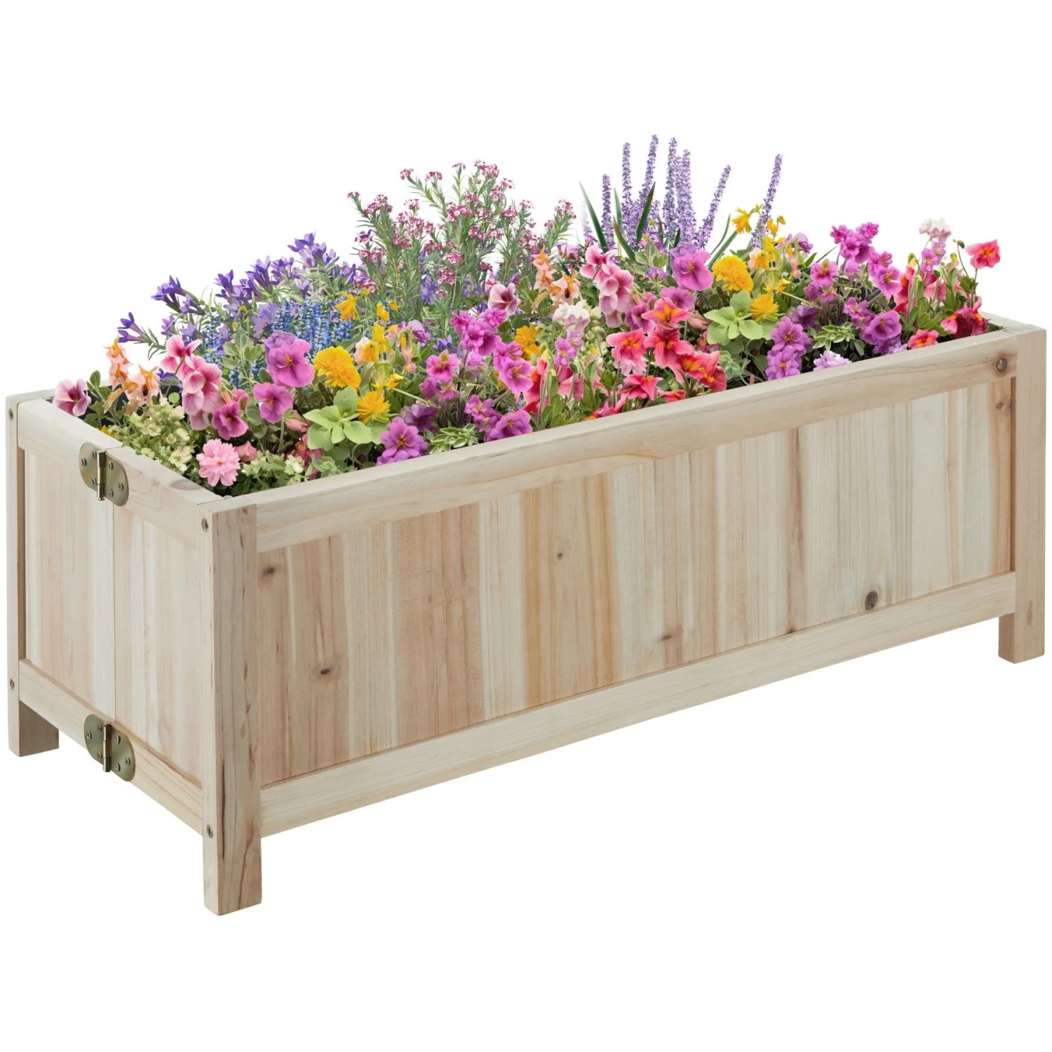 Tectake Hochbeet Blomster Klappbar Fassungsvermögen 30 L  30 x 70 x 25 cm Braun