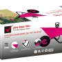 Verpackung der Pro-Bau-Tec Kinderschubkarre 20 l in Pink mit pannensicherem Rad.