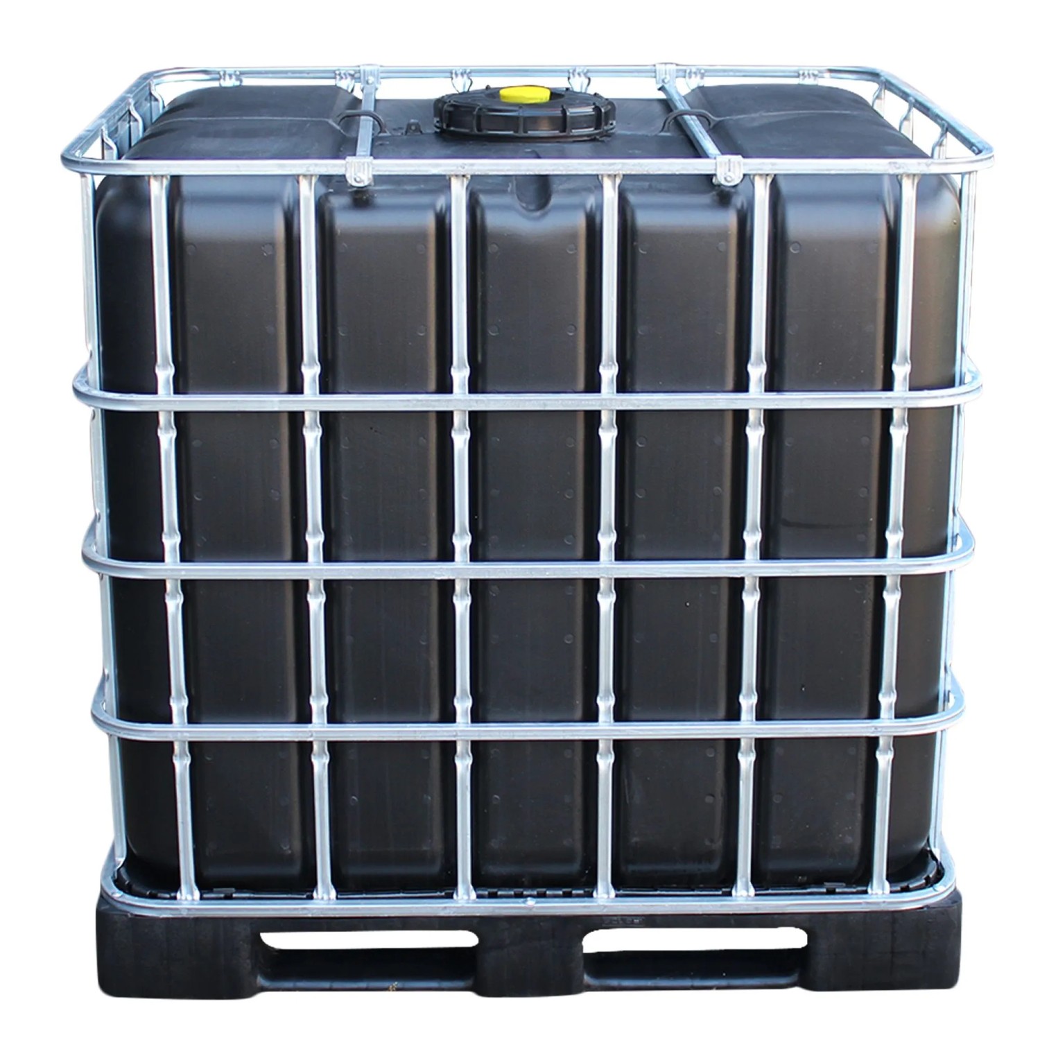 IBC Regenwassertank 1000 l Schwarz mit Kunststoffpalette kaufen bei OBI