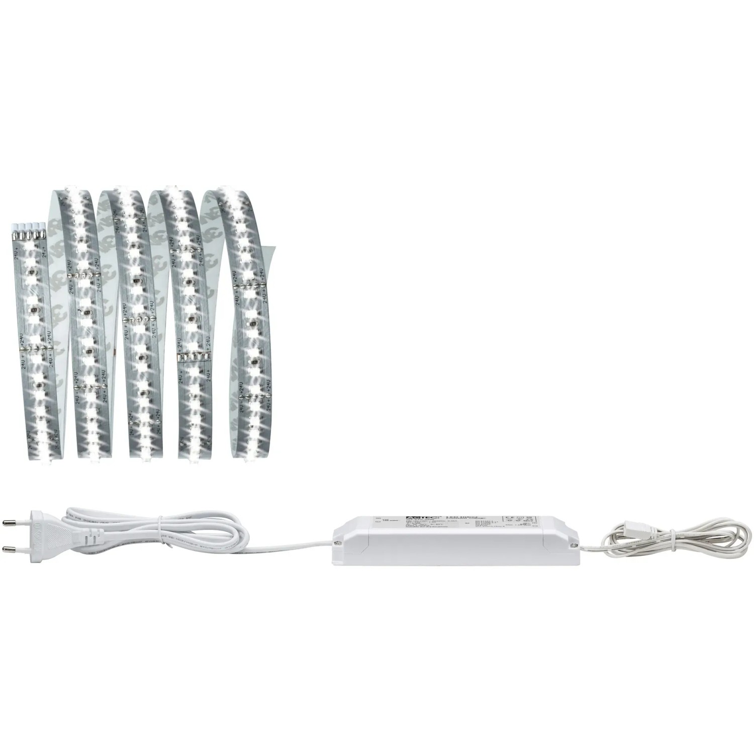Paulmann MaxLED Basis-Set: 1,5 m LED-Streifen mit Trafo für tageslichtweißes Licht.