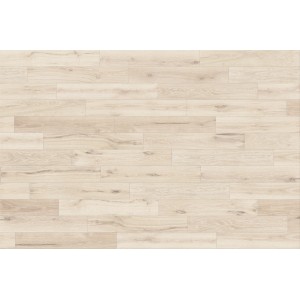 Beige Feinsteinzeug Bodenfliese Durmast in Holzoptik, 20x120 cm, für Innen- und Außenbereiche.