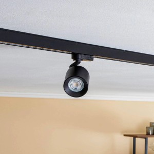 Arcchio Stromschienenstrahler Brinja 9928133 Modern in Schwarz aus Aluminium 1-flammig GU10 Flurleuchte