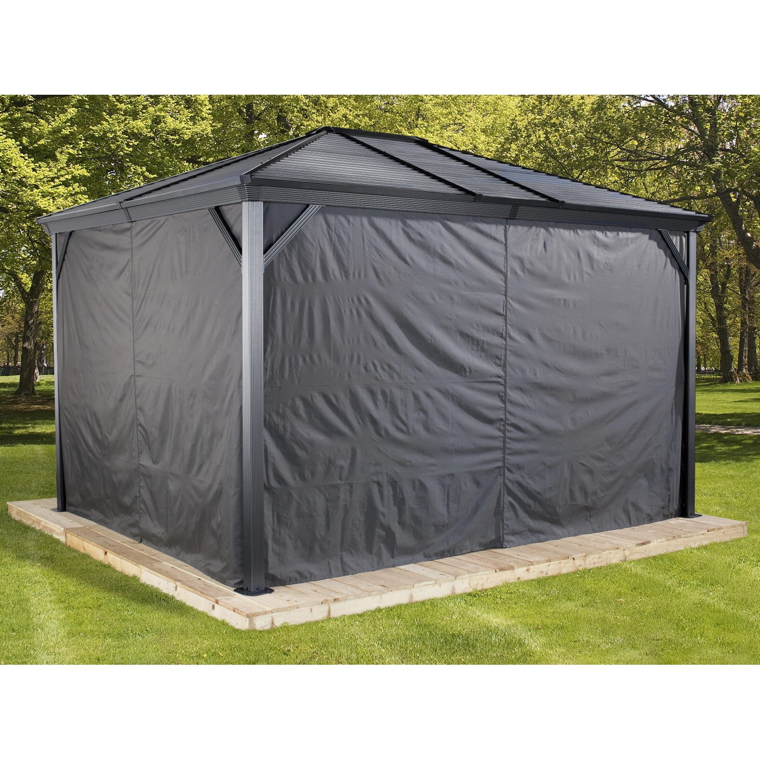 Sojag Vorhang-Set für Aluminium Pavillon Ventura 10 x 10