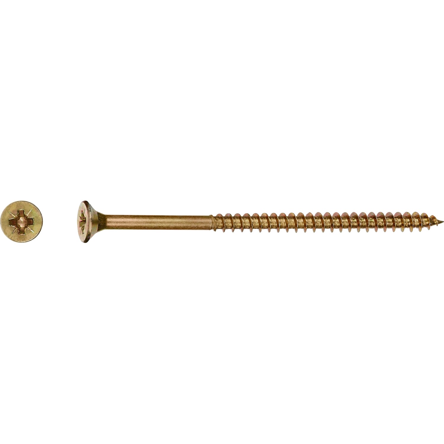 LUX Senkkopf Spanplattenschraube PZ-Antrieb Ø 6 mm x 90 mm 100 Stück