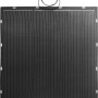 Flexibles, schwarzes ABSAAR Solarpanel 200W mit Befestigungsbändern für Solaranlagen.