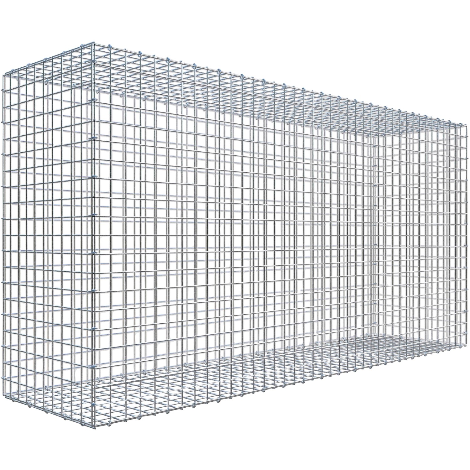 Thumbnail - Gabiona C-Ring-Gabione 100 x 200 x 50 cm Maschenw 5 x 5 cm