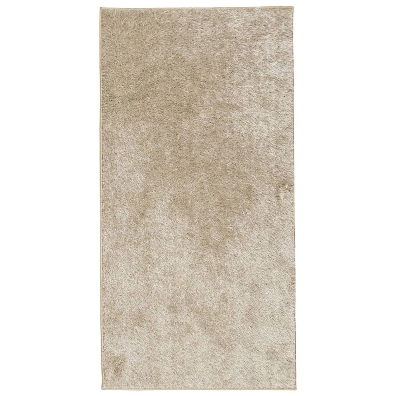 vidaXL Teppich Istan Hochflor Glänzend Beige 80x150 Cm 1955194 günstig online kaufen