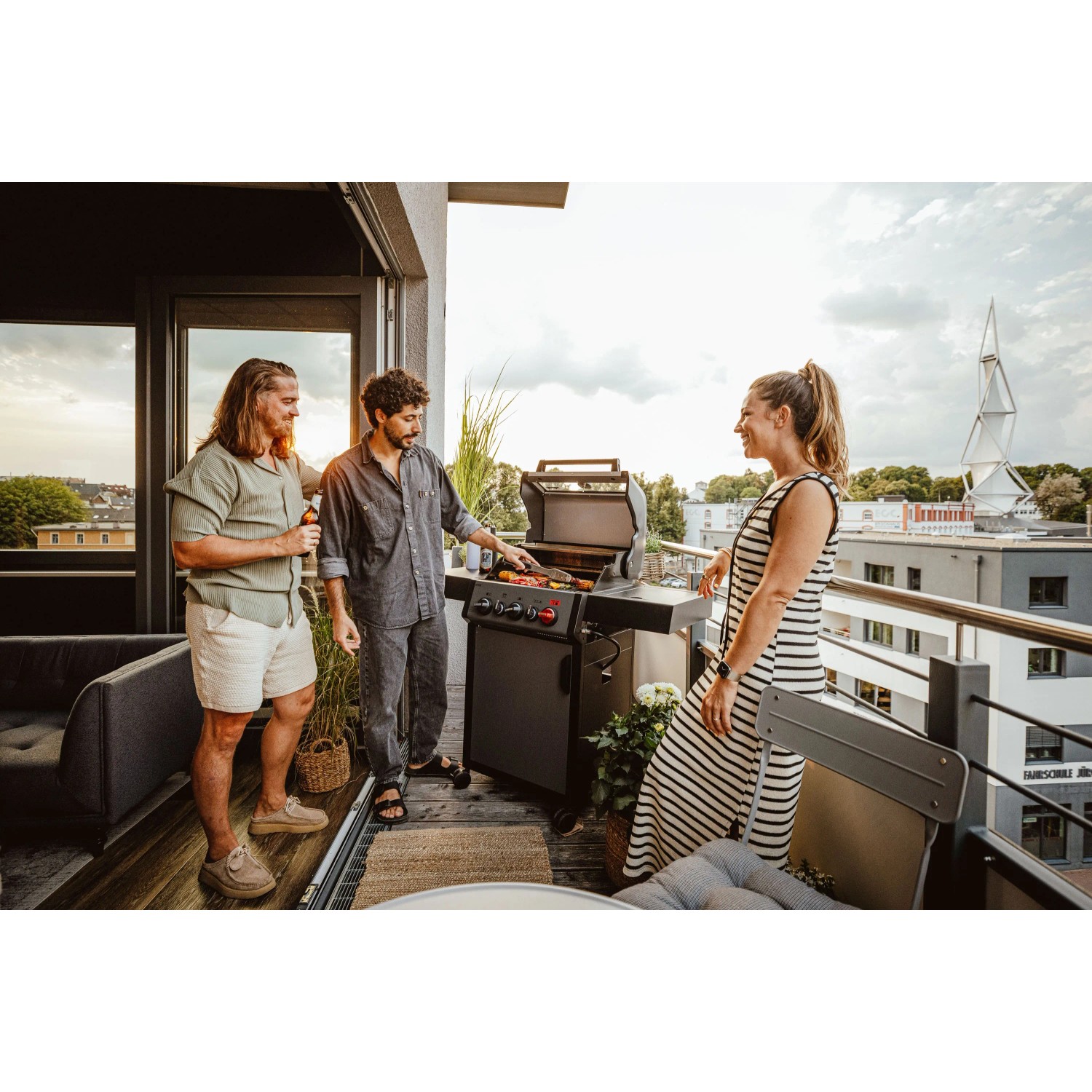 EWH Flammenabdeckung Edelstahl Für Enders Hyde 3 SIKR Gasgrill - Made In Germany