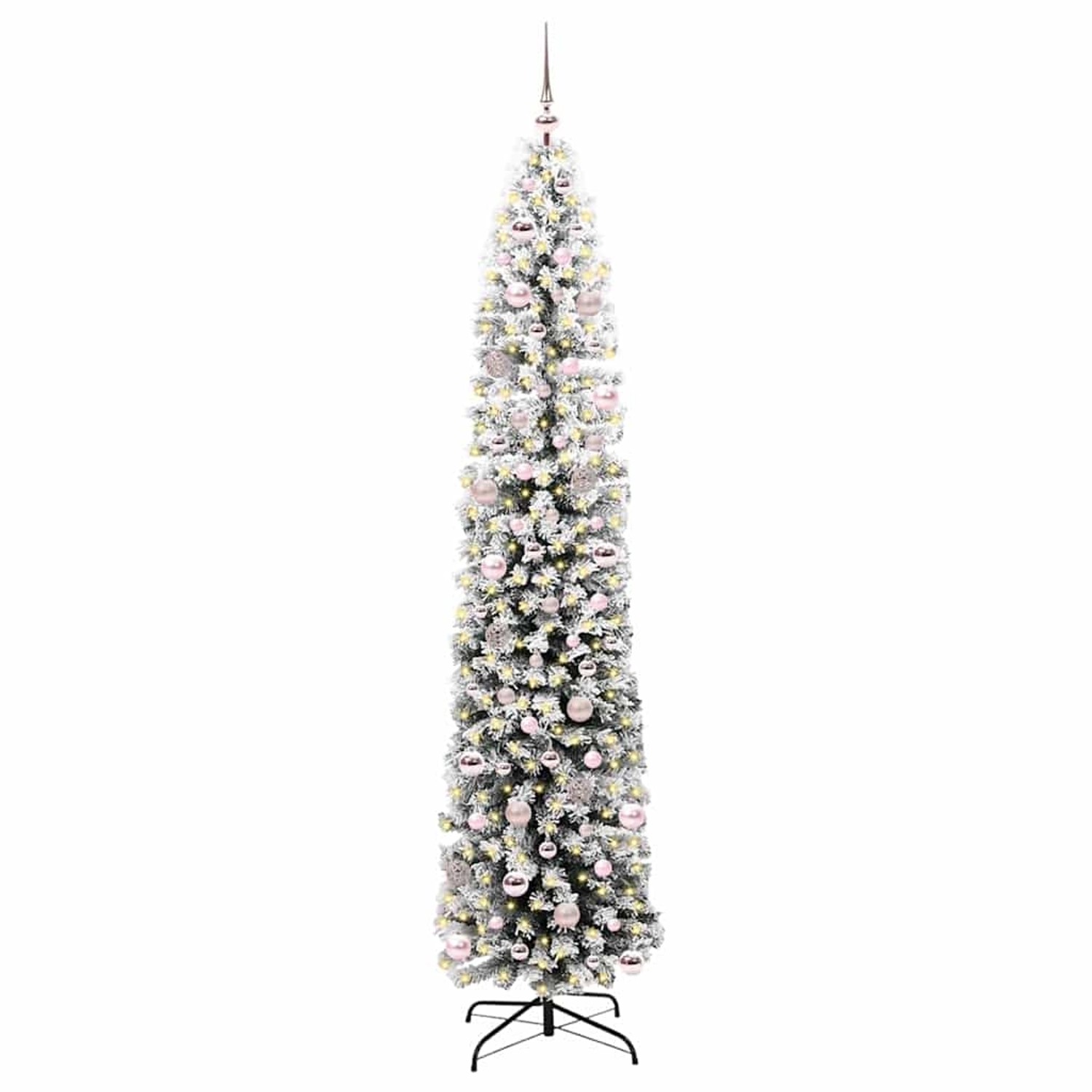 vidaXL Künstlicher Weihnachtsbaum mit 300 LEDs mit Ständer Grün 240 cm 3395046
