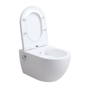 Stilform Spülrandloses Dusch-WC SOHO 4.0 mit Abnehmbarem Softclose Sitz Taharet