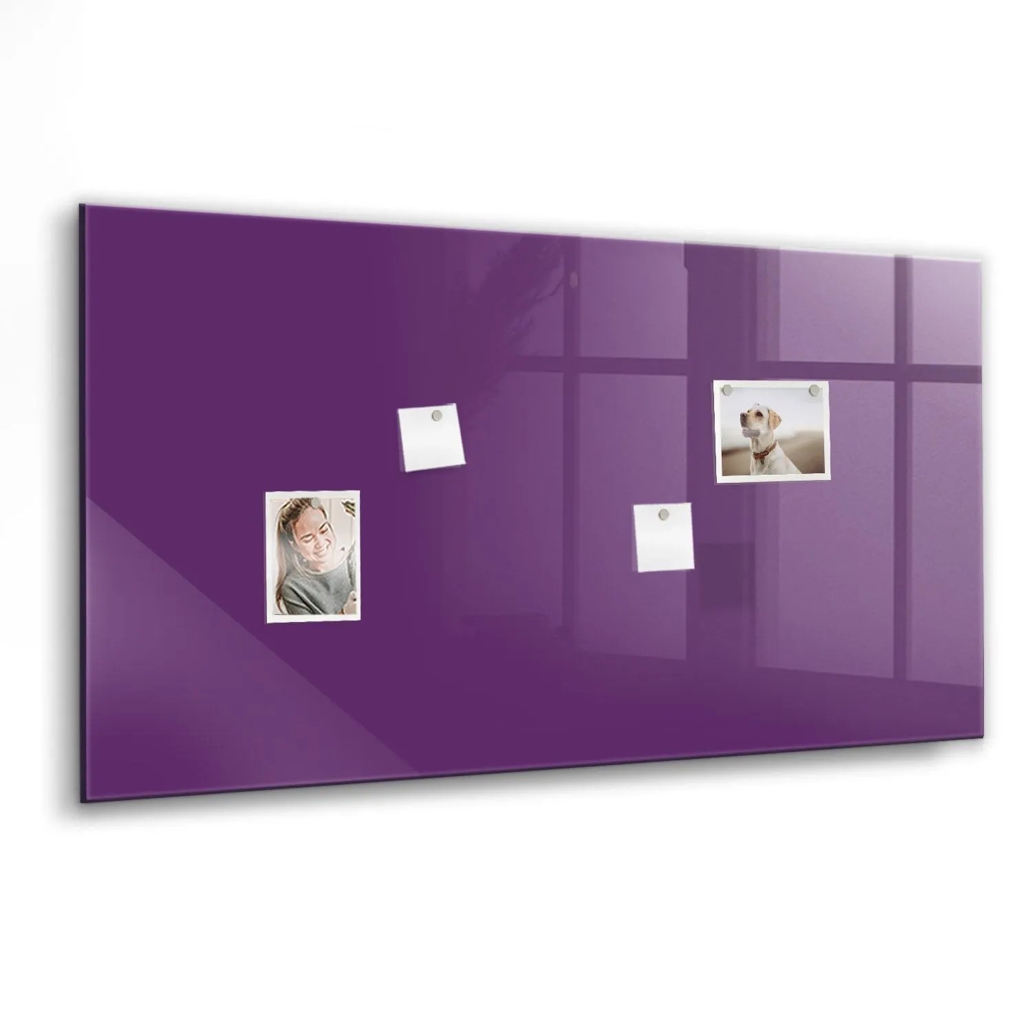 Tulup Glas Magnettafel Violett 120x60 cm Magnettafel Zum Beschriften Weißer Marker Magnettafel Für Notizen