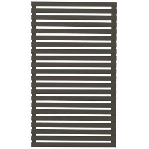 Umbragrauer Sichtschutzzaun Tokyo aus Nadelholz, 83x140cm, für Garten und Terrasse.