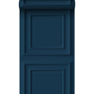 Origin Luxury Wallcoverings Tapete Holzwandverkleidung Dunkelblau 53 Cm X 1005 Cm 347812