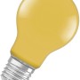 Gelbe Osram E27 LED Lampe in Glühlampenform, 2,5W, für stimmungsvolles Licht.