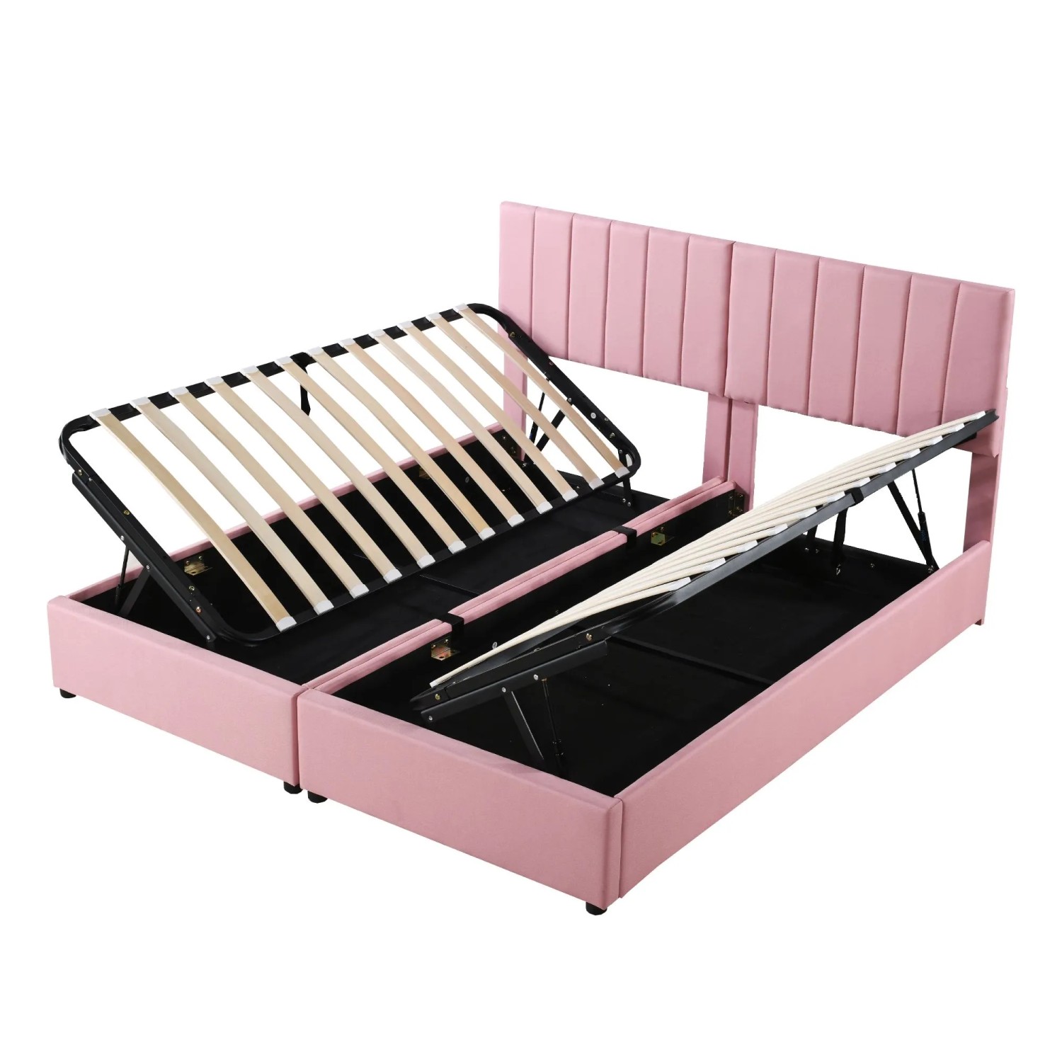 okwish Polsterbett 180×200 Kinderbett mit Bettkasten ohne Matratze