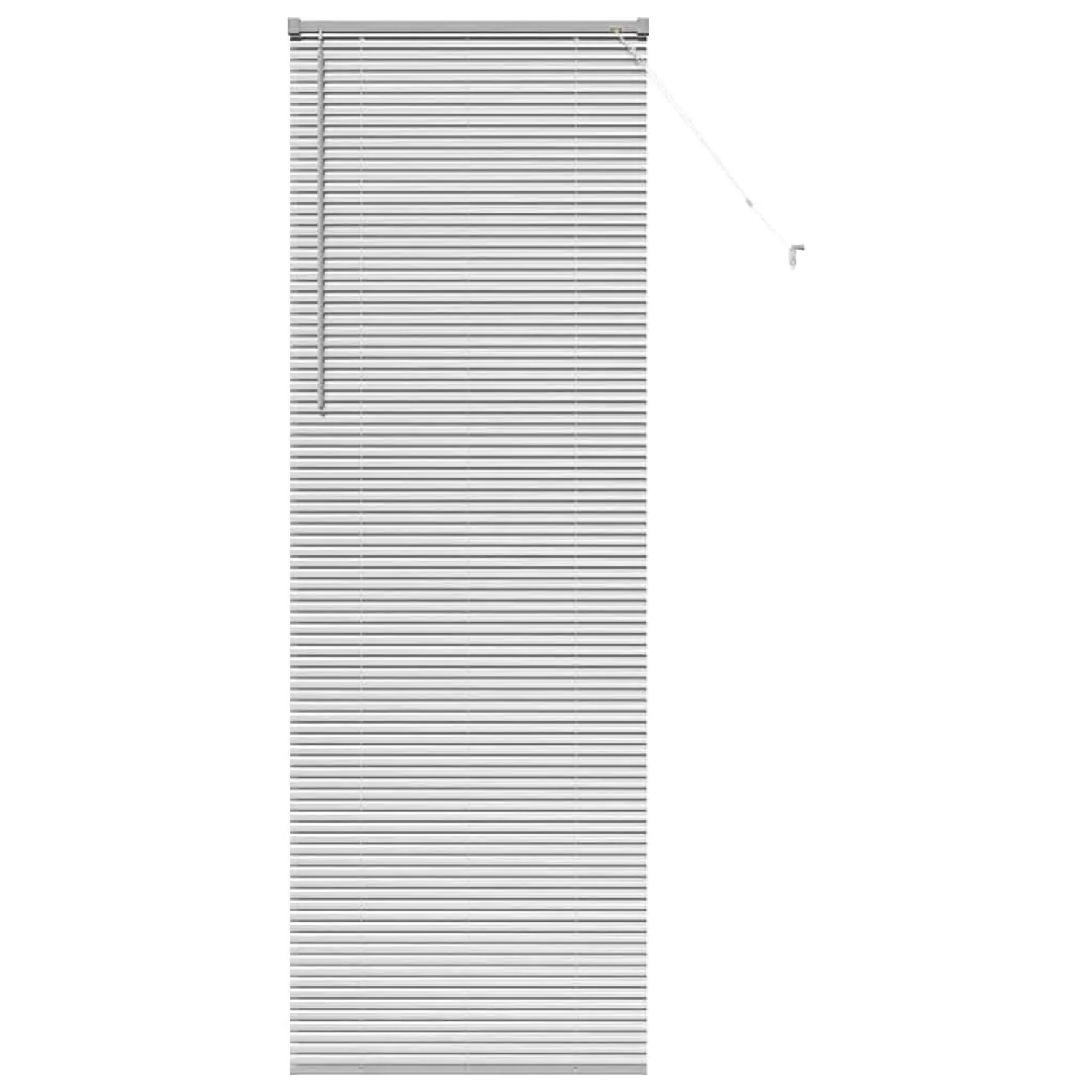 vidaXL Balkenjalousien mit Vorhängen Silber 220 x 80 cm Aluminium 42005943 günstig online kaufen