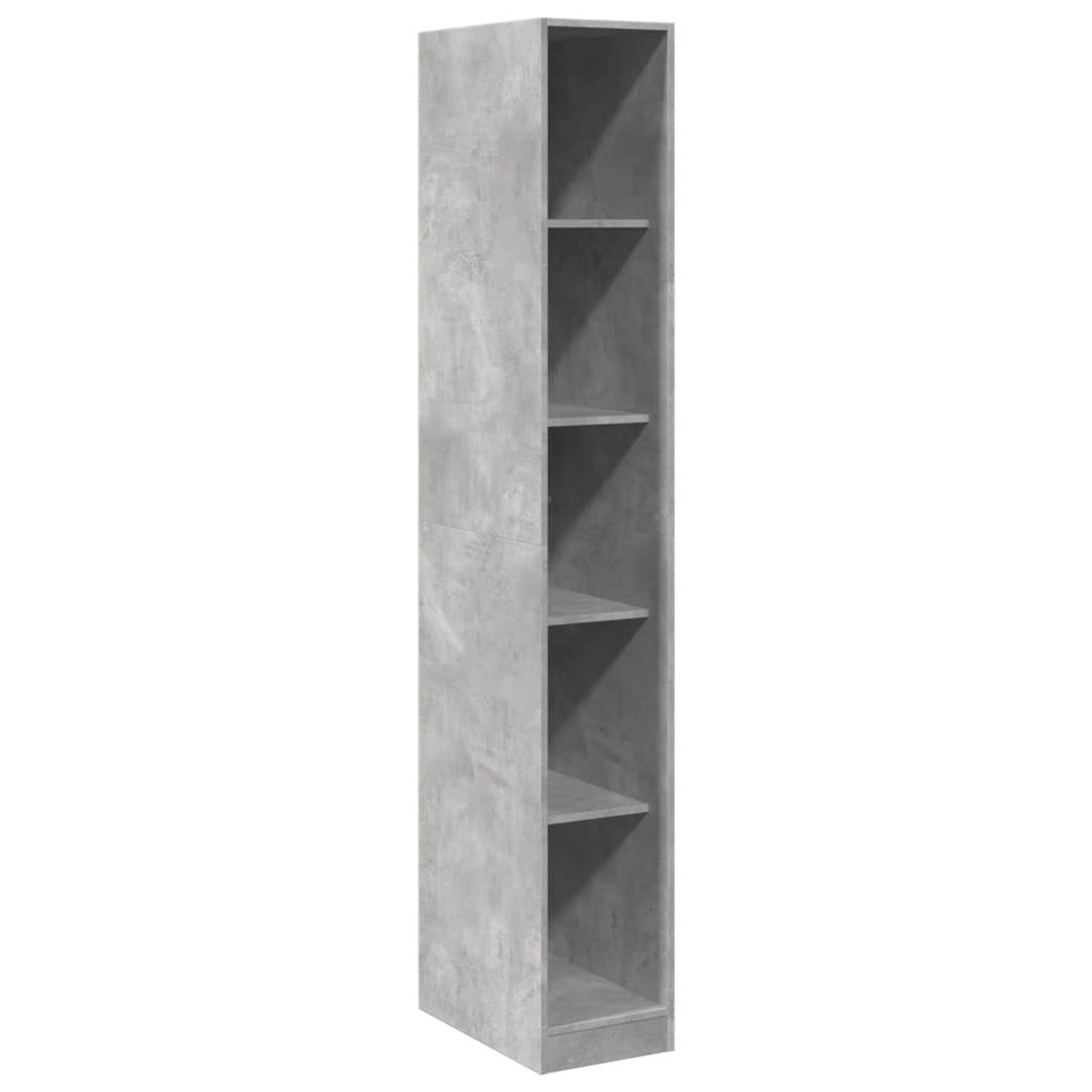 vidaXL Kleiderschrank Betongrau 30x50x200 cm Holzwerkstoff günstig online kaufen