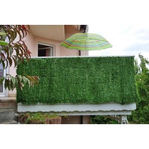 PROREGAL Balkonsichtschutz 100x300x1cm Zaun Tanne Hell