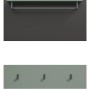 Inn.Furn Garderobenpaneel Set in Salbei und Grau 80 cm Cooper_9