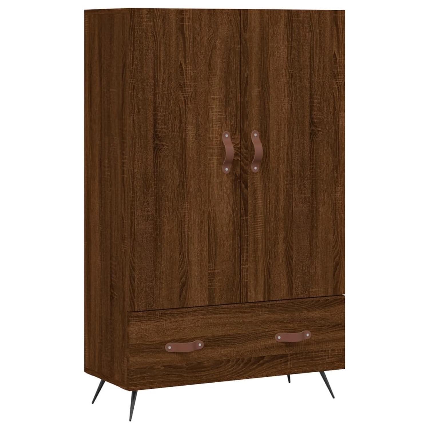 vidaXL Highboard Braun Eichen-Optik 69,5x31x115 cm Holzwerkstoff 828211