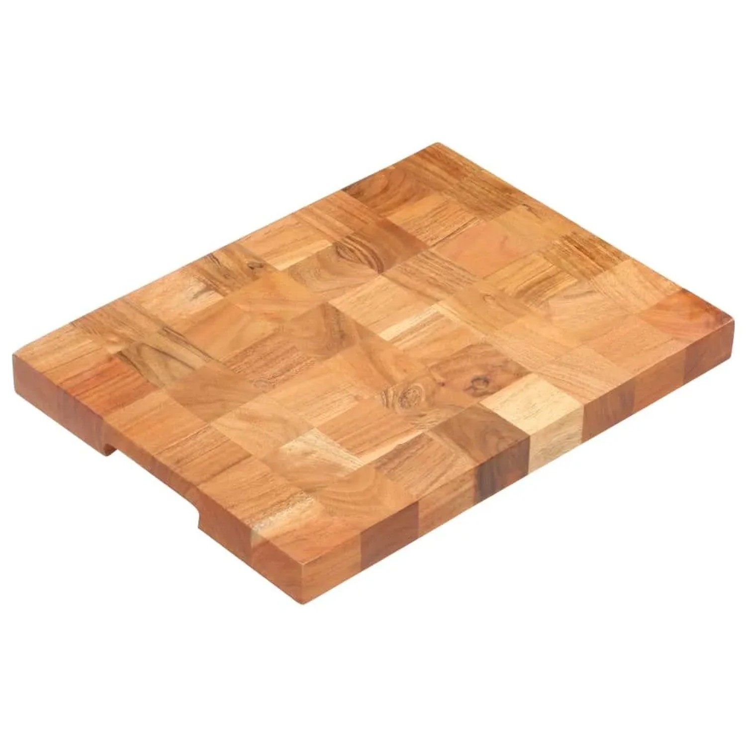 vidaXL Hackblock 40x30x3,8 cm Akazie Massivholz 286571