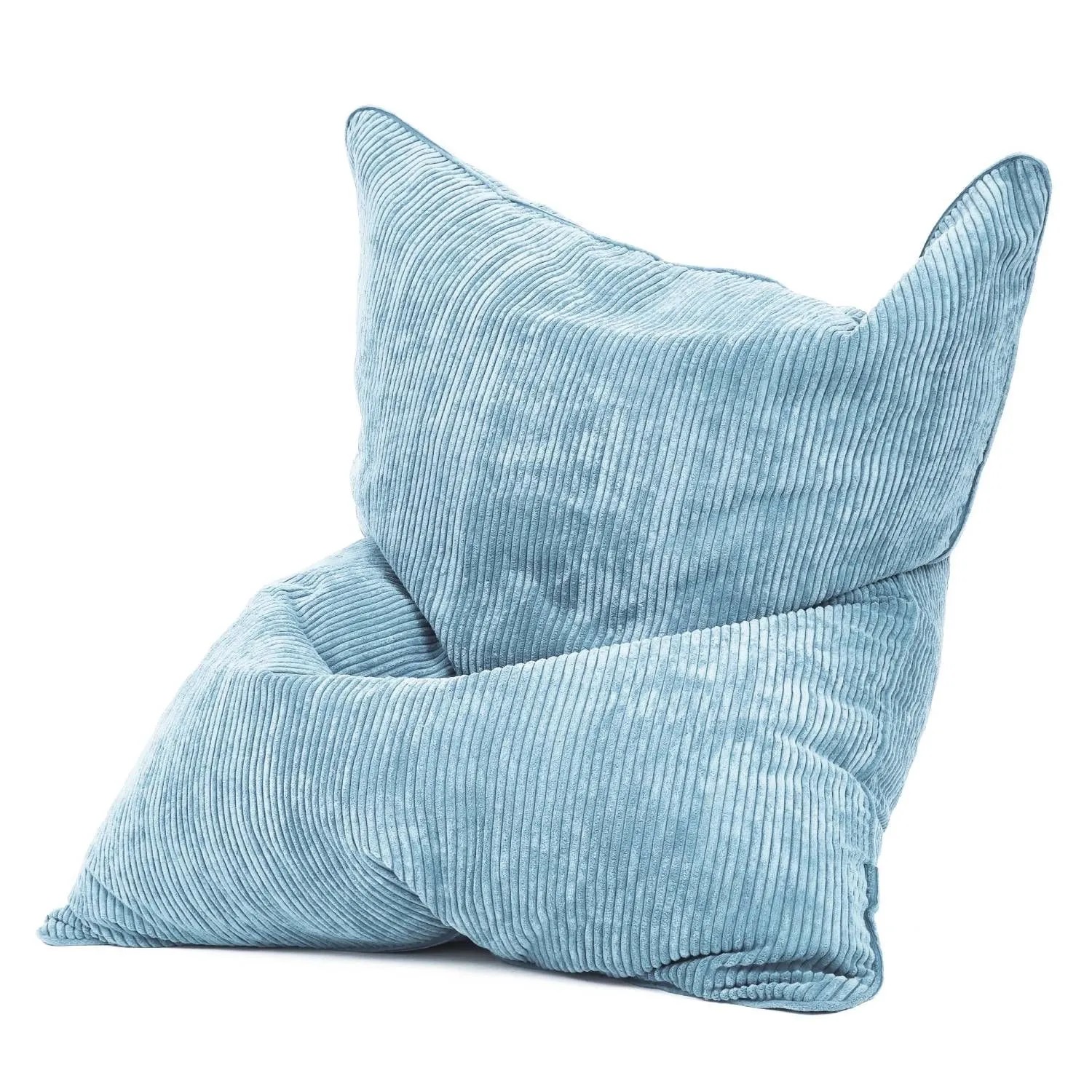 Green Bean Sitzsack Cordoba XXL 140 x 180 x 25 cm Wetterfest Waschbarer Bezug Hellblau