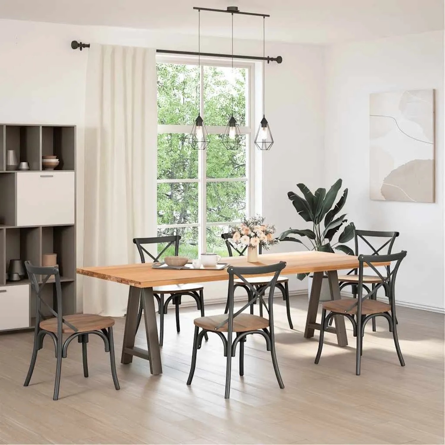 Thumbnail - vidaXL Esstischbeine A-Form 2 Stk 60x72-73 cm Stahl 4012851