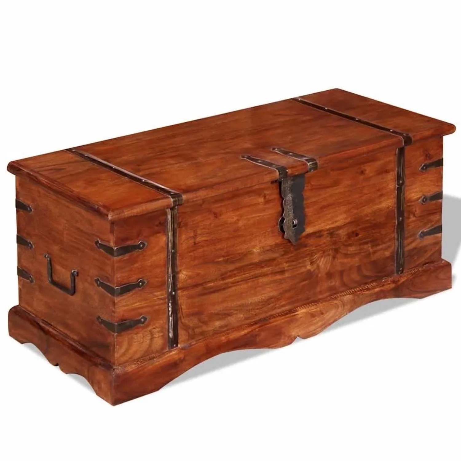 vidaXL Truhe Massivholz 244049