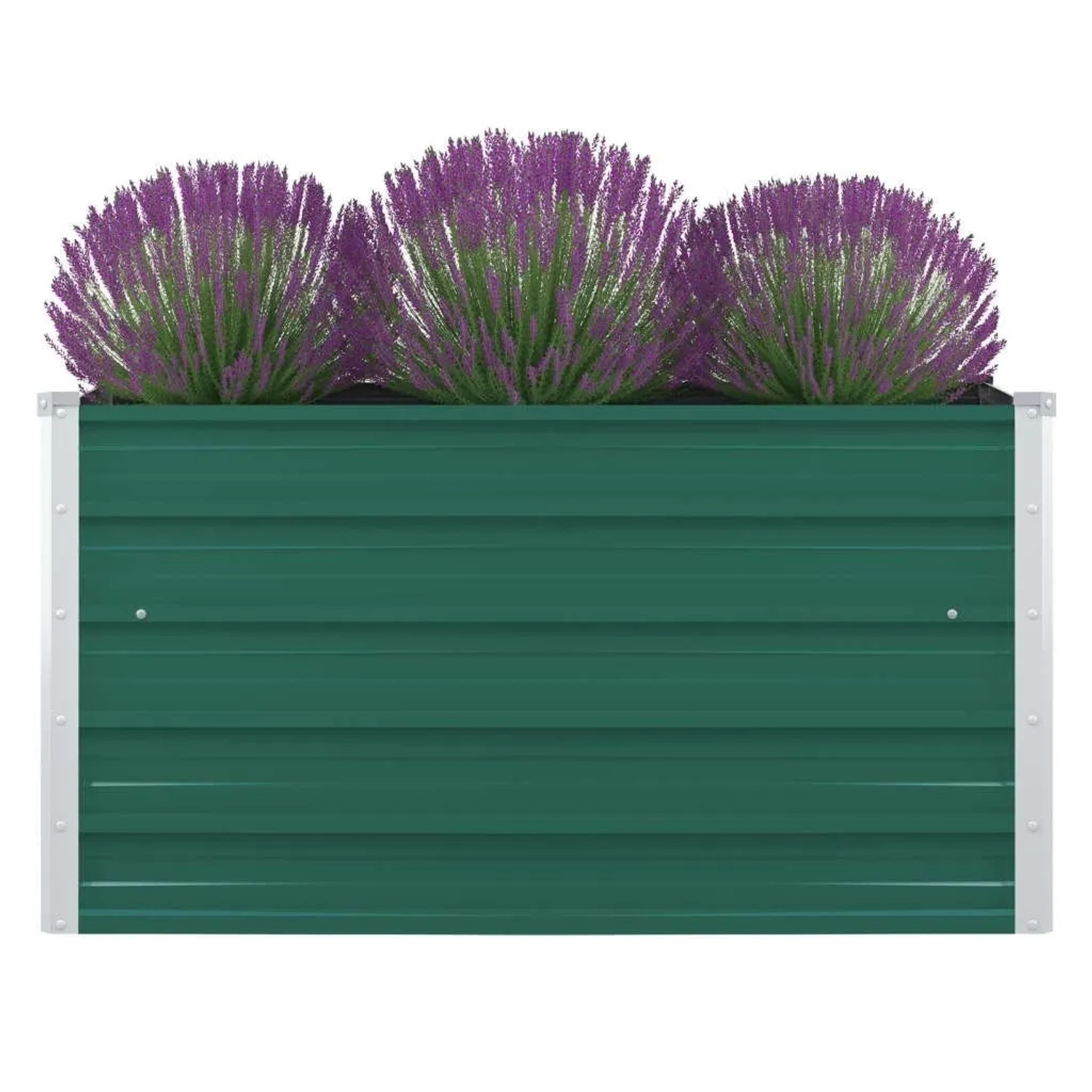 Furnicato Hochbeet 100 X 100 X 45 Cm Verzinkter Stahl Grün
