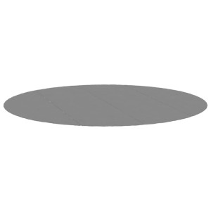 vidaXL Pool-Bodentuch Hellgrau Ø428 cm Polyester Geotextil 94219