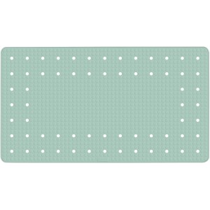 Wenko Wanneneinlage Mirasol Mint, 69x39 cm, aus Kautschuk mit Anti-Rutsch-Struktur und Saugnäpfen.